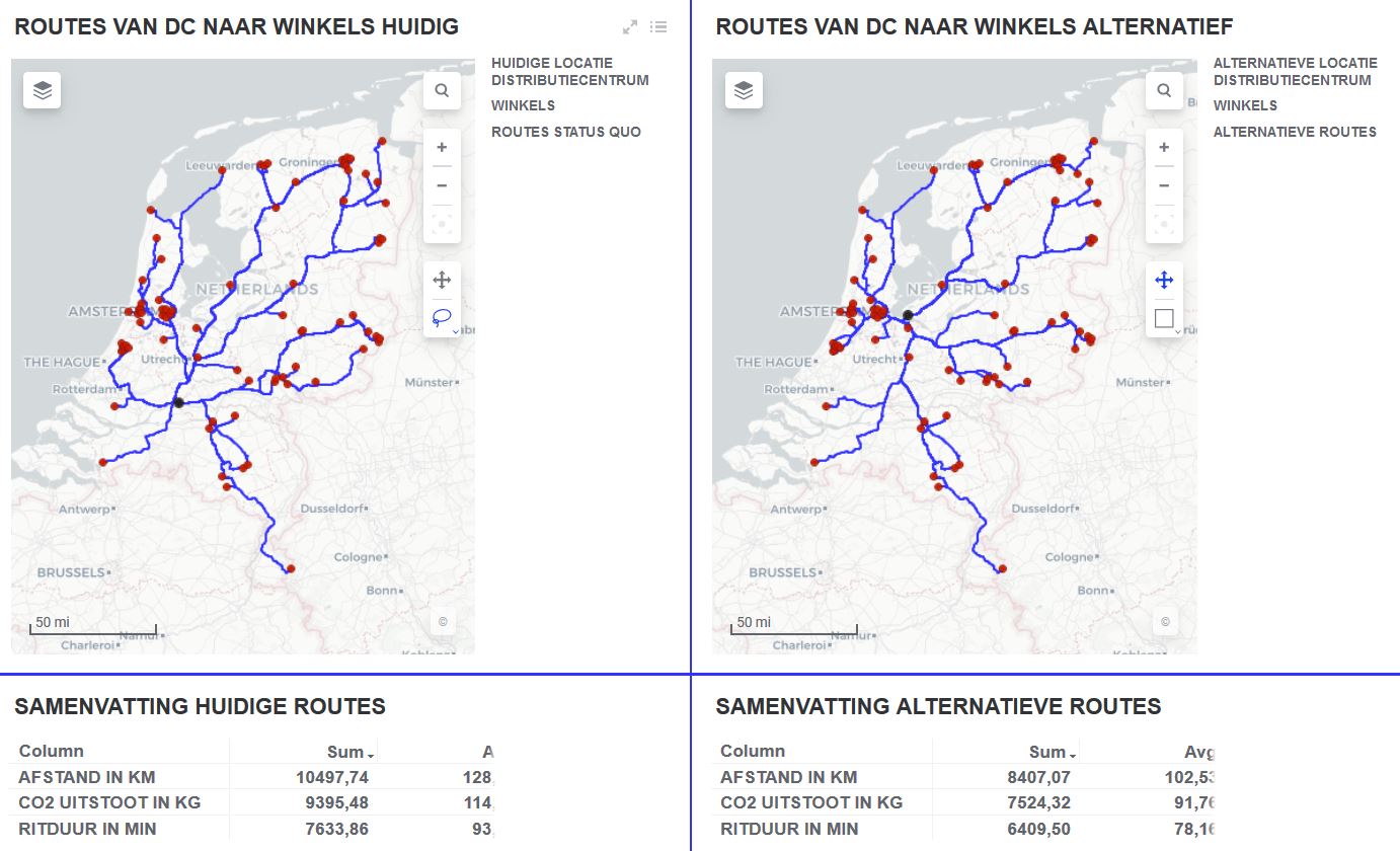 Voorbeeld kaart